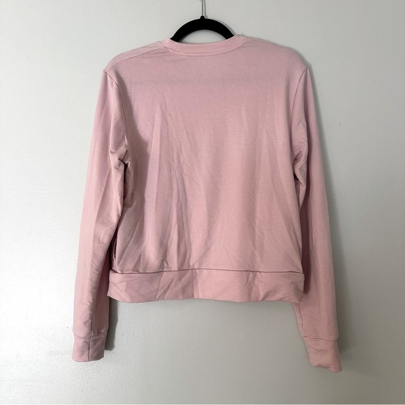 Under Armour Women’s Rival Terry Crew Light Weight Sweat Shirt Pink Size Small - Picture 4 of 9